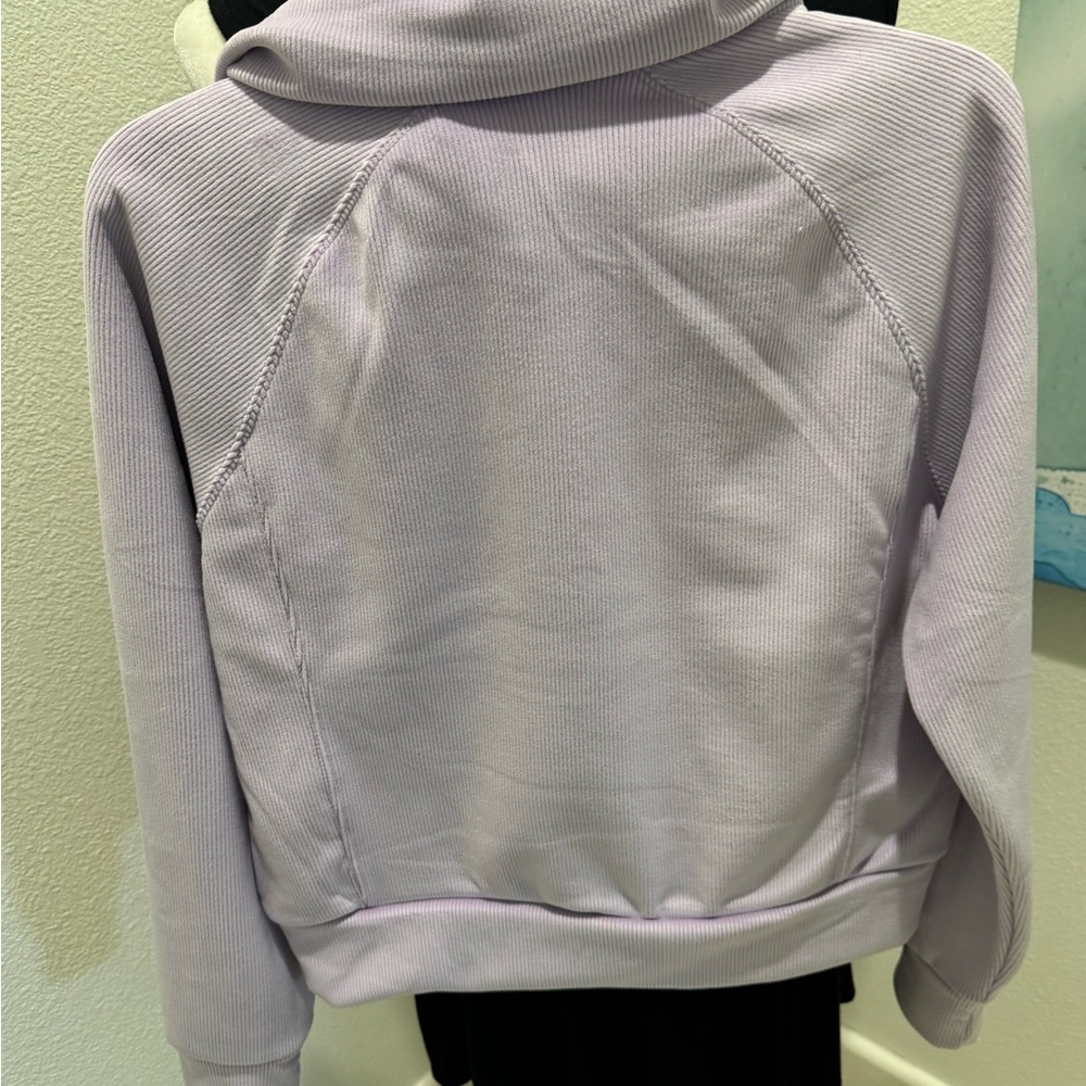 Kyodan Light Purple Ribbed Quarter-Zip Pullover Women’s Small - Picture 6 of 6